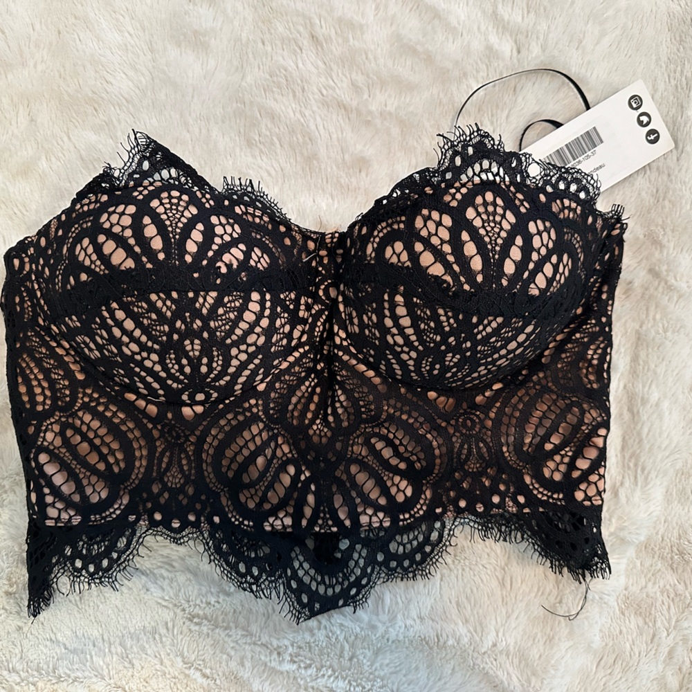 Lace Bustier Top